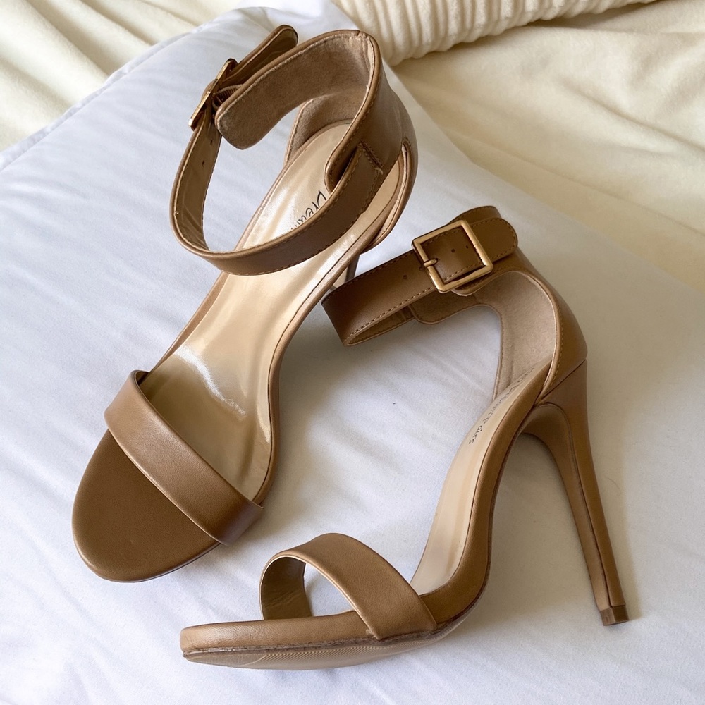Nude Strap Heel